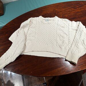 Girls Sunday Best Cable knit sweater